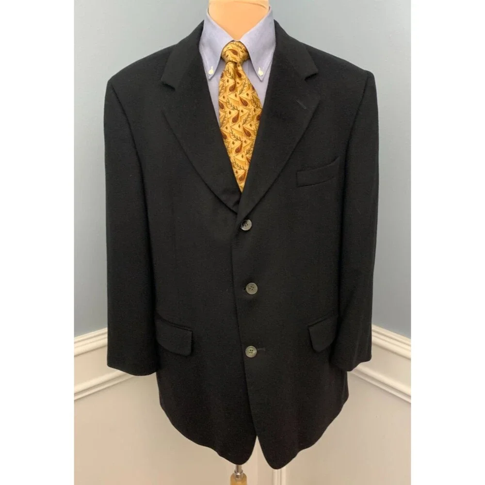 Brooks Brothers Blazer Mens 46R 100% Cashmere Jacket Sportcoat USA Classic